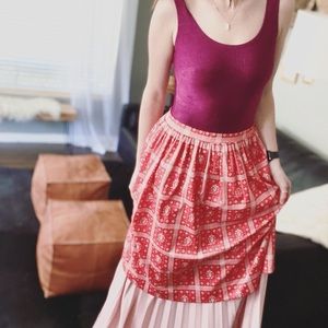 Vintage Norwegian Pattern Skirt
